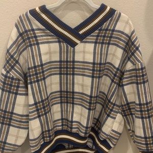 SUPER CUTE plaid sweater!